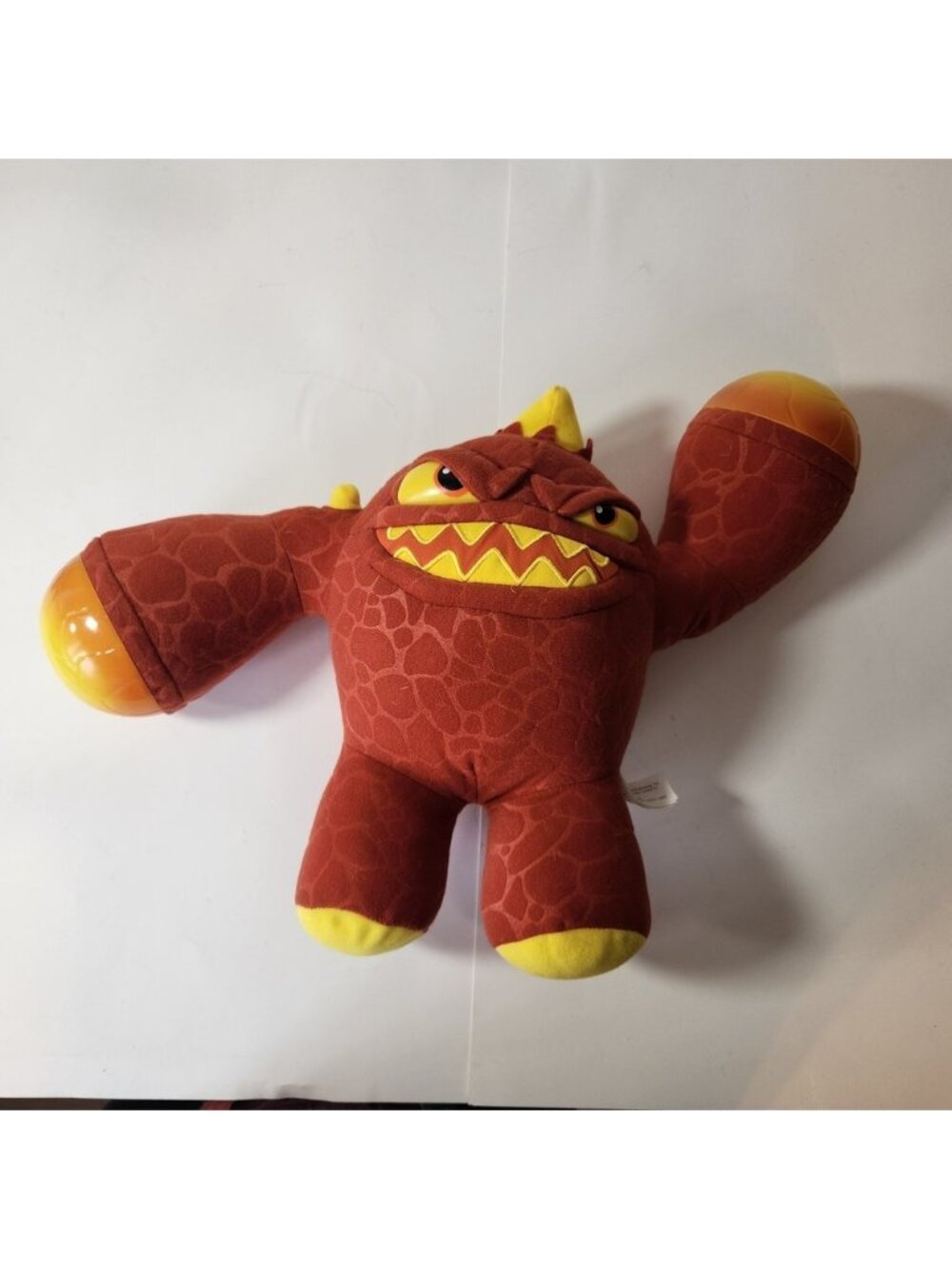 Skylanders Giants Eruptor Plush Activision Fire Element Stuffed Animal‎ Red 12"